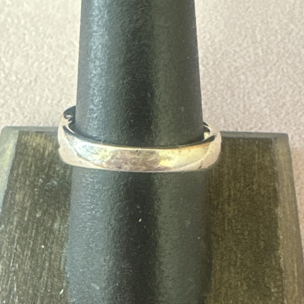 Vtg Signed NV Art Deco Ring Oxidized Sterling Silver 925 Aventurine Marcasite 8 - Picture 5 of 8